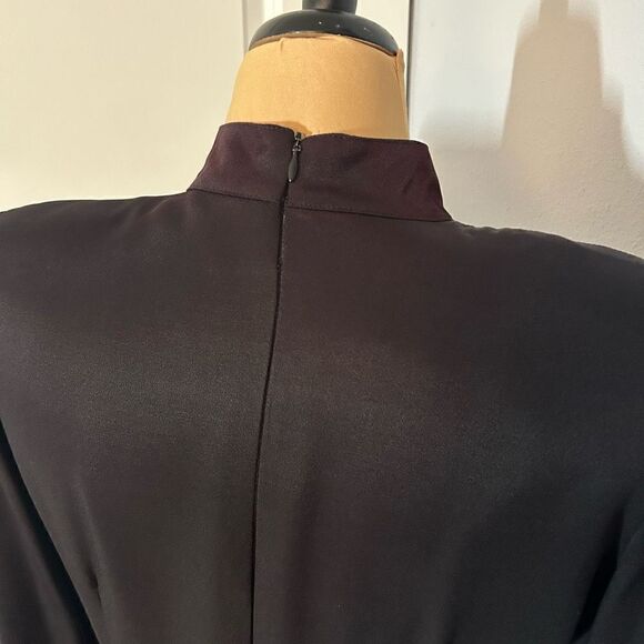 Geary Roark Kamisato Vintage Black Sheath Maxi Dress 8 - Picture 5 of 10